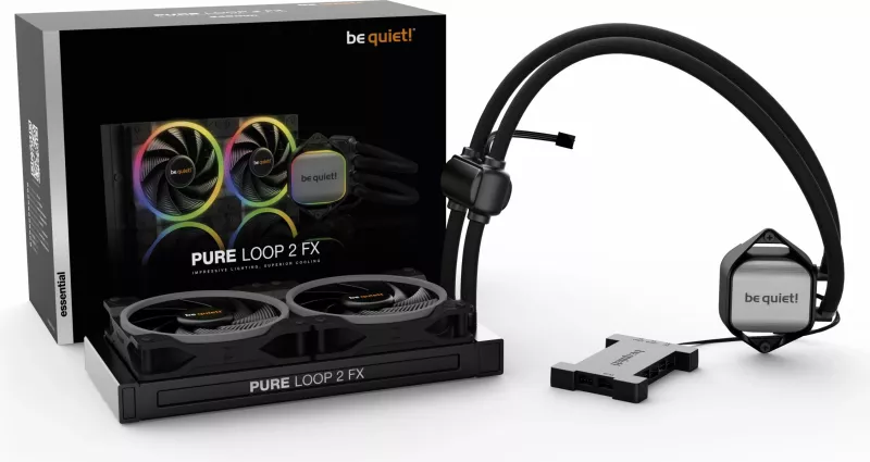 Kasë ftohje uji be quiet! Pure Loop 2 FX 240mm, 12 cm, 8 dB, 32.3 dB, E zezë