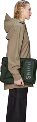 Çantë laptopi për meshkuj Rains Texe Laptop Case 15/16 W1, jeshile ulliri