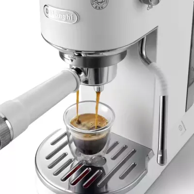 Makinë kafeje espresso DeLonghi Dedica Duo EC890.WI 15 bar, Cold Brew 5 min, 15 cm, e bardhë
