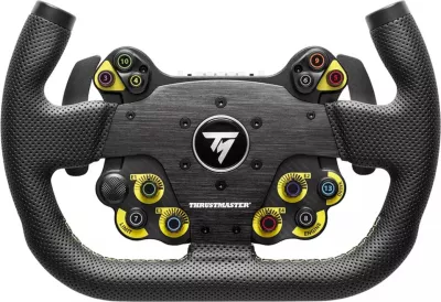 Timoni sim racing Thrustmaster EVO Racing 31U Leather 31 cm, 25 butona, 7 LED, 2x Quick Release