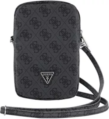 Çantë për celular Guess Zip 4G Triangle, e zezë