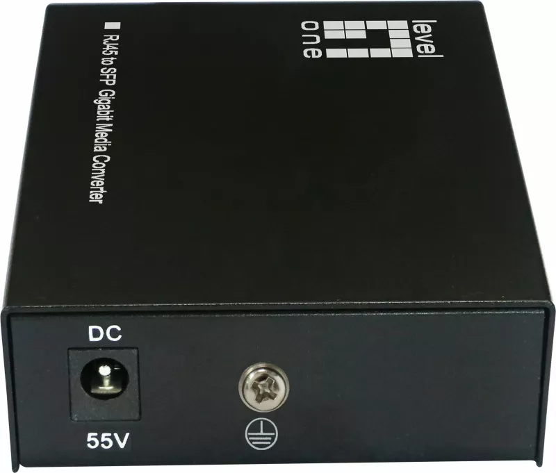 Konvertues rrjeti Level One GVT-2015, RJ45 në SFP, Gigabit, 60W, i zi