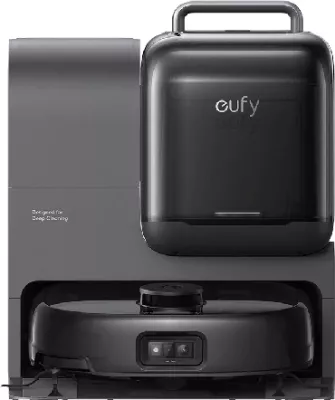 Robot fshesë me larje Anker eufy Omni E28 20000Pa me stacion vetëpastrues, i zi, set