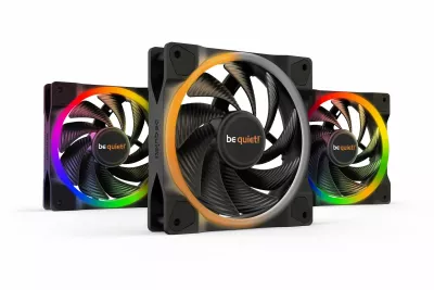 Ventilator Be Quiet! Light Wings 120mm ARGB PWM High Speed 3 Pack, 12 cm, 2500 RPM, i zi