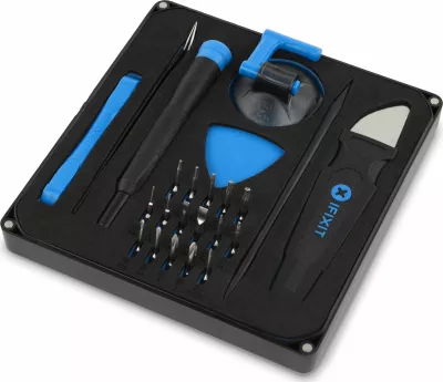 Kit veglash riparimi iFixit EU145348, 25 pjesë, zi/kaltër
