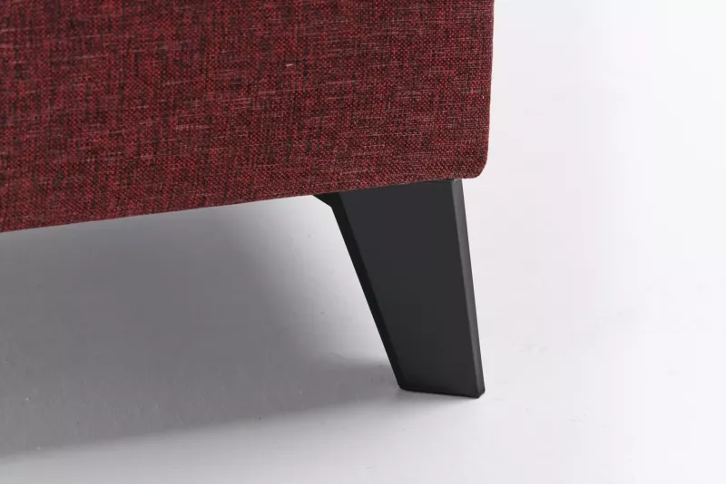 Kënd-sofë krevati Atelier del Sofa, Efsun, ngjyrë e kuqe e errët