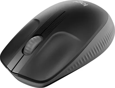 Maus Logitech M190 wireless 2.4 GHz, 3 butona, Charcoal
