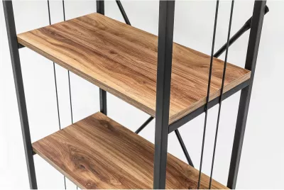 Raft librash Skye Decor, ngjyrë lis dhe gri, Ggmbtlktp001
