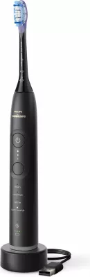 Furçë dhëmbësh elektrike Philips Sonicare 7100 HX7421/01, me sensor presioni, me aplikacion, me këllëf udhëtimi, 1 kokë furçe, e zezë