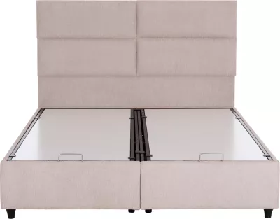 Krevat dopio me hapësirë për depo, material bezhë, MILO FH622.32, për dyshek 160x200cm