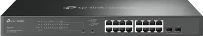 Switch TP-Link Omada 18-Port Gigabit, Managed, PoE+, Rack mounting
