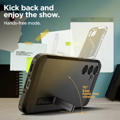 Mbështjellës Spigen Tough Armor për Samsung Galaxy A35 5G, i zi