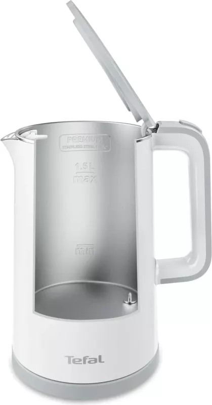 Çajnik elektrik Tefal Sense KO693110, 1.5L, i bardhë