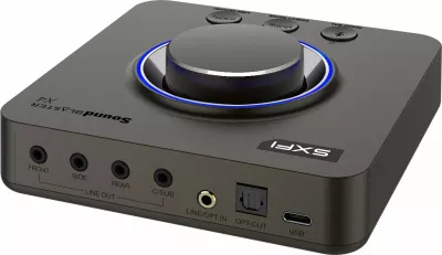 Kartelë zëri ekstern Creative Sound Blaster X4 (70SB181500000), USB-C, 7.1, 24-bit/192 kHz, 114 dB, e zezë