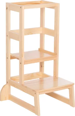 Kullë mësimi për fëmijë Montessori PEPE, dru pishe natyral, FH9291.01, 55x53x90cm