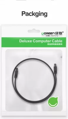 Kabl SATA 3.0 UGREEN 30797 0.5m me konektor të këndshëm + të drejtë, i zi, polybag