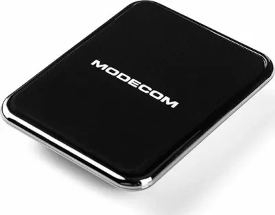 Mbajtës magnetik për celular Modecom UT-MC-SHCM-01 me karikim induktiv, për grilë ventilimi, universal, argjend