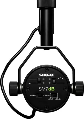 Mikrofon dinamik Shure SM7dB, i zi