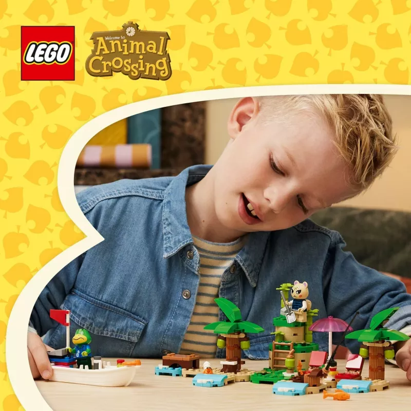 Set ndërtimi LEGO Animal Crossing Kapp'n's Island Boat Tour 233 pjesë, multingjyrësh