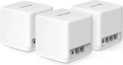 Sistem Mesh WiFi 6 Mercusys AX1500 H60X, 3-pack, Bardhë