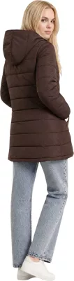 Jakne e gjatë puffer për femra Guess Active NEW ALETA V4YL05 WF3X0, kafe [Madhësia: L]