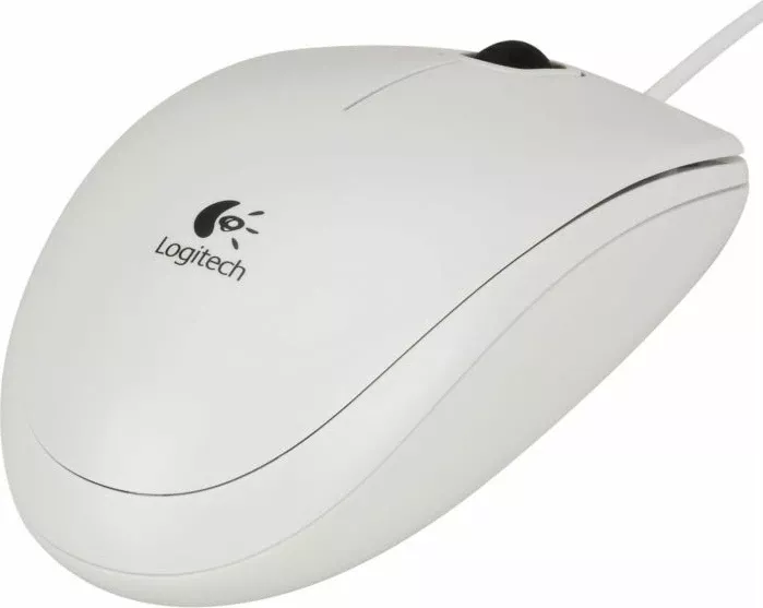 Maus Logitech B100, optik, USB, 800 dpi, e bardhë thumbnail 3
