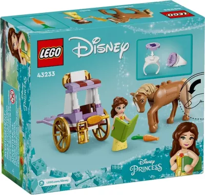 Set LEGO Disney 43233, Karroca e Belle's Storytime
