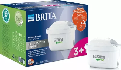 Kartrixh filtri uji Brita MAXTRA PRO Hard Water Expert 150 L, 4 copë (3+1)