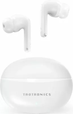Kufje wireless TAOTRONICS BH1118, ANC -35 dB, 24h, IPX5, 4 mikrofona ENC, të bardha