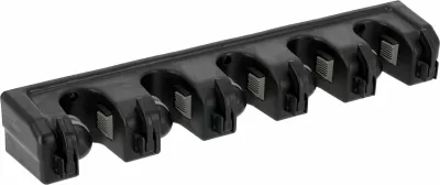 Varëse mjetesh MEGA 40095, 5 mbajtëse 18–32 mm, 6 grepa të palosshëm, 435 mm, e zezë