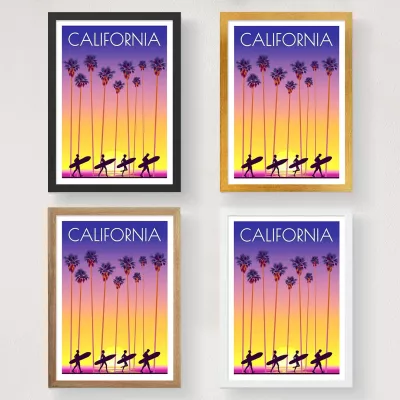 Poster A4, California - 2003, shumëngjyrësh