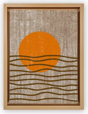 Pikturë dekorative në kanavacë, shumëngjyrëshe, Wallity LNJ71958431153, 36x46cm