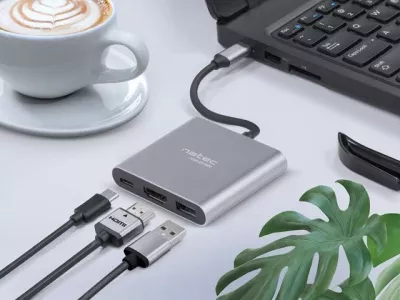 Portë Natec, USB-C PD, HDMI 4K