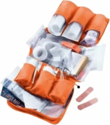 Komplet ndihme e parë Deuter First Aid Kit Pro Travel, portokalli