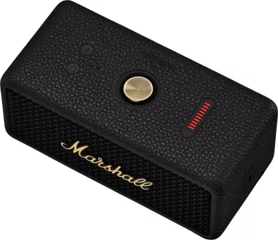 Altoparlant portativ Marshall Emberton III 32+ orë, Bluetooth 5.3, IP67, 360° sound, mikrofon, USB-C, i zi dhe bronz