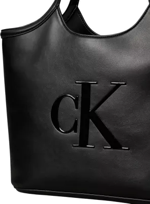 Çantë shopper për femra Calvin Klein BOLD CK LV04F3562G, e zezë