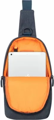 çantë supi RIVACASE 7711 për celular/tablet deri 10.5", gri e errët