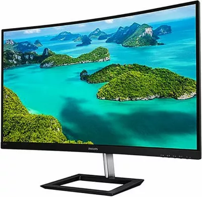 monitor Philips 328E1CA/00 31.5\" VA i lakuar 4K UHD 60Hz me altoparlantë, i zi