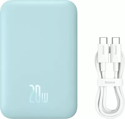 Powerbank Baseus Magnetic Mini 6000 mAh 20W, blu