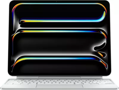 Tastierë wireless Apple Magic Keyboard për iPad Pro 13 M4, QWERTY, UK, bardhë