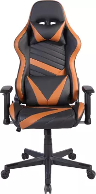 Karrige gaming Dyskord, ngjyrë e zezë-kamel, 50x74x137