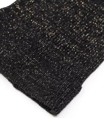 Kapelë dimërore për femra Pieces Pcpyron Lurex Hood Noos Bc 17114859, e zezë