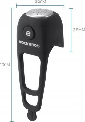 Zile elektronike biçiklete Rockbros CB1709BK, silikoni, e zezë