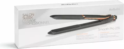Hekur flokësh BaByliss ST394E Smooth Pro 235, e zezë