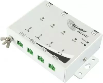 Relais switch ALLNET ALL4427, 250 V, 10 A, Bardhë