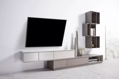 Mbajtës muri për TV Neomounts WL35S-850BL18, 2.18 m (86"), 100 x 100 mm, 800 x 400 mm, 0 - 12°, Çelik, E zezë
