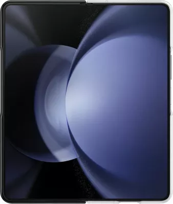 Mbështjellës silikoni Samsung Galaxy Z Fold 5 me mbajtëse gishti, Transparent