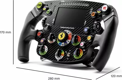 Timon garash, Thrustmaster Ferrari SF-25 Formula Wheel Add-On, ekran LCD 109 mm, kompatibil PS4/PS5/PC