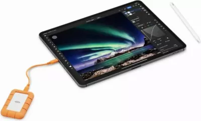 SSD i jashtëm rugged LaCie Rugged Mini STMF4000400 4TB USB-C (USB 3.2 Gen 2x2, deri 2000 MB/s), portokalli