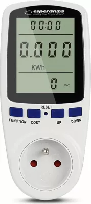 Matës konsumimi energjie Esperanza ELA103 Orbit, 16A 3680W, i bardhë
